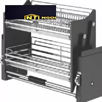 Giá Chén Bát Nâng Hạ Di động 2 Tầng R014-800 tại Phú Hội